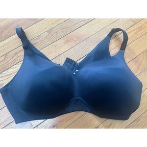 Cacique 42DDD Lightly Lined No Wire Basic Black Bra
